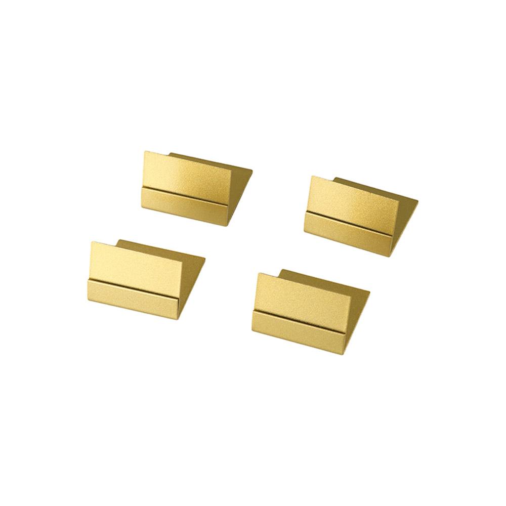 テーブル番号スタンド 金属製名札クリップスタンド ゴールド  - Table Number Gold のレビューと価格