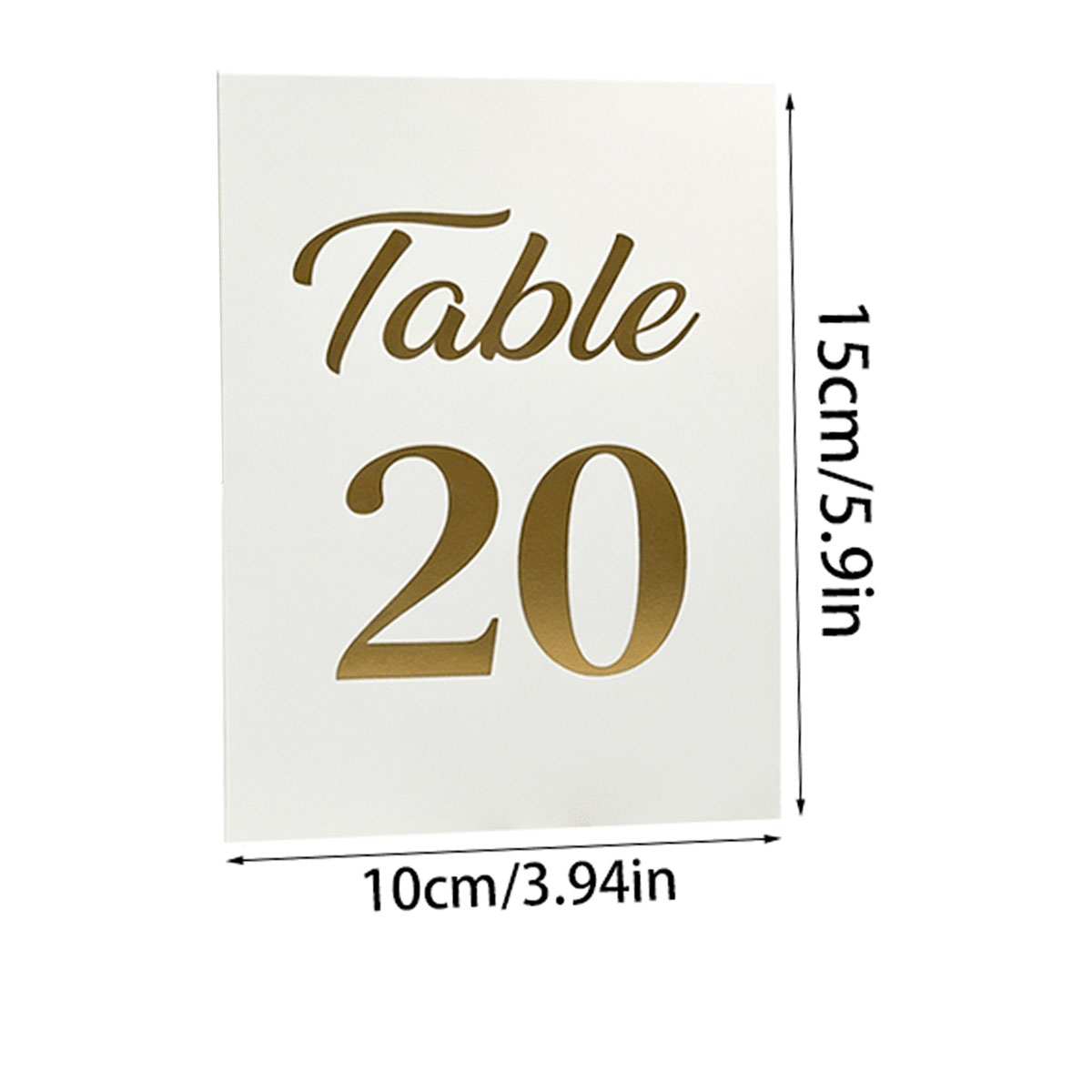 1セットの金箔ウェディングテーブル番号カード、ヘッドテーブル - Table Number Gold のレビューと価格