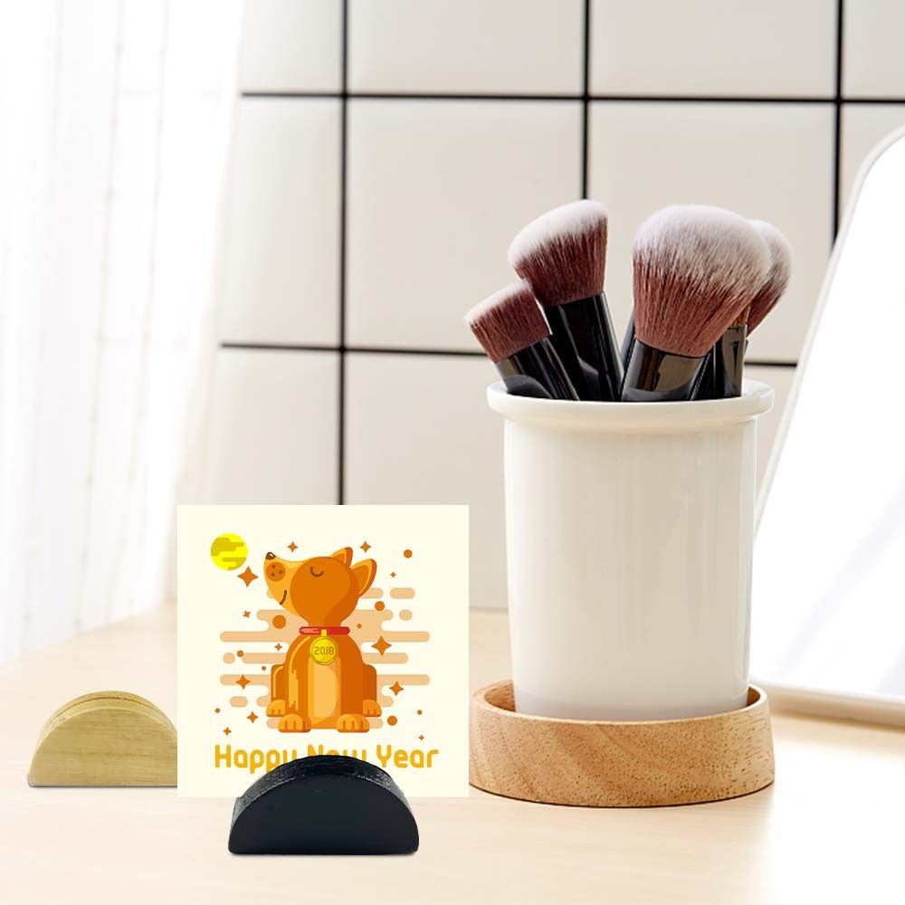 天然パインウッドテーブルナンバースタンド 軽量 ゴールド シ - Table Number Gold のレビューと価格